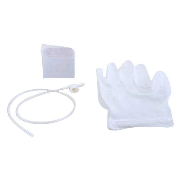 Latex Free Disposable Medical Sterile Suction Catheter Kit with Vinyl Gloves